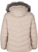 Lyhyt toppatakki hupulla, Beige, Packshot image number 1