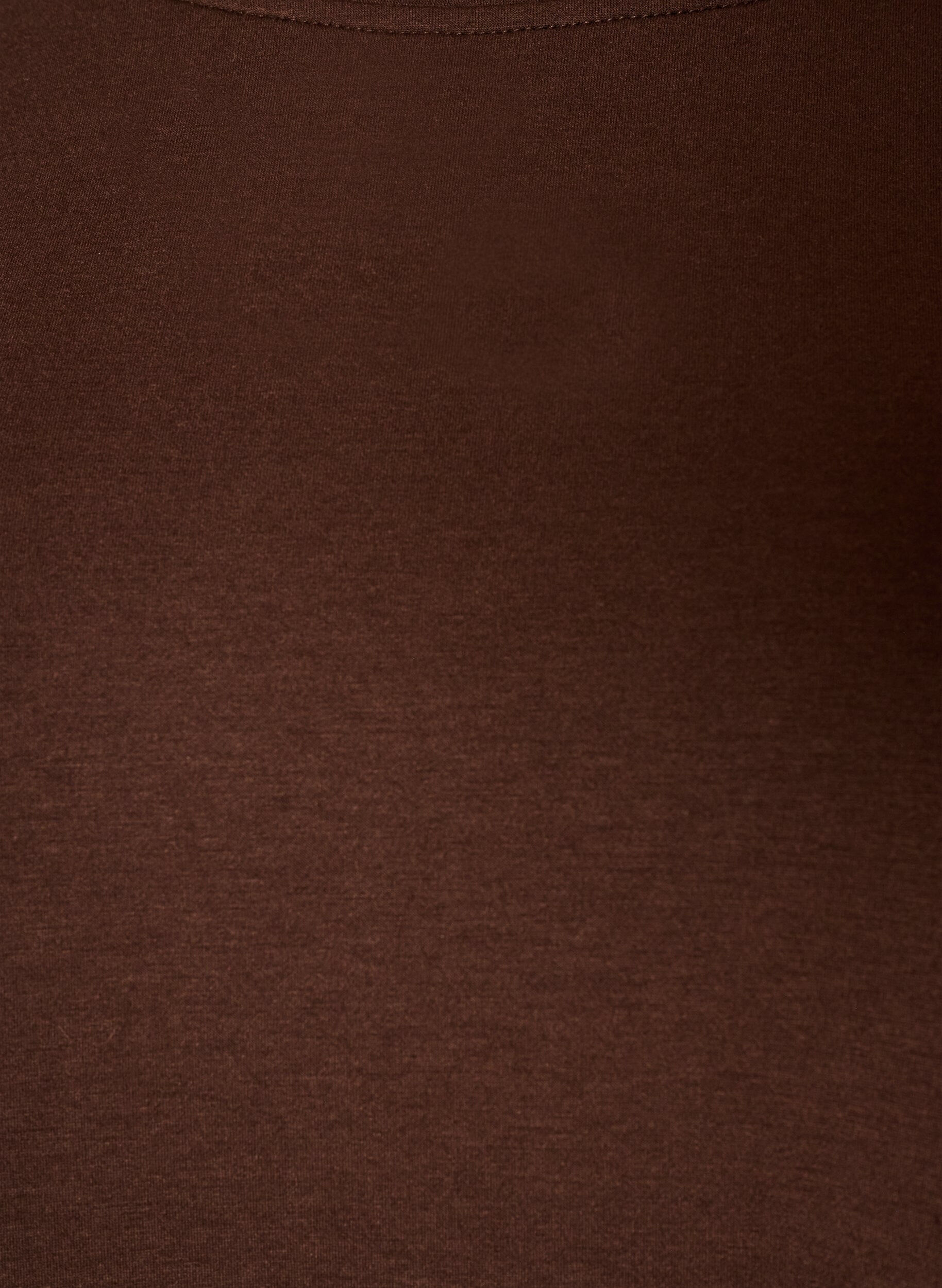 ZizziJersey-pusero pitsisomisteilla, Ruskea, Packshot image number 2