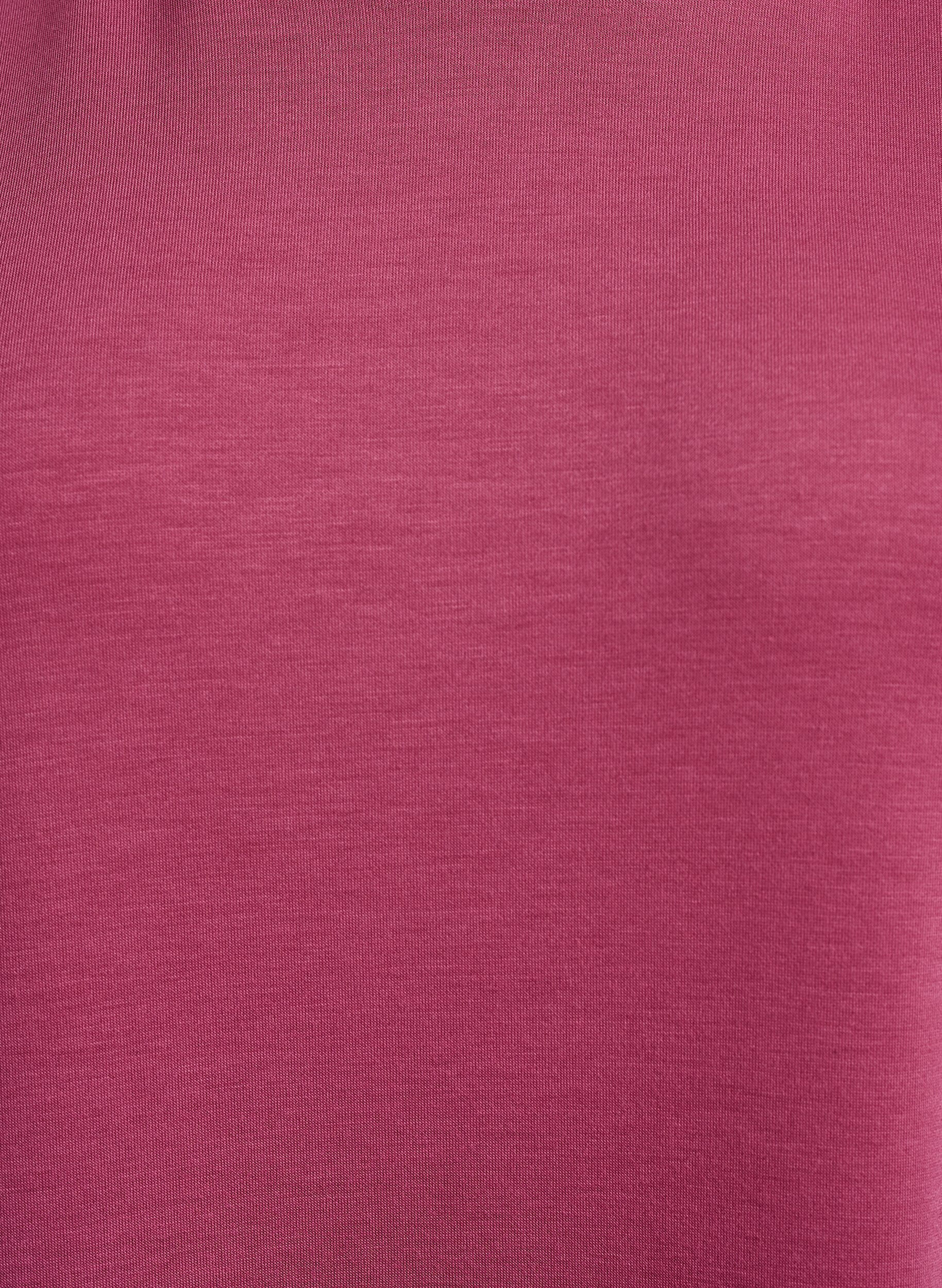 Zizzi Lyhyt hupparimekko kengurutaskulla, Vaaleanpunainen, Packshot image number 2