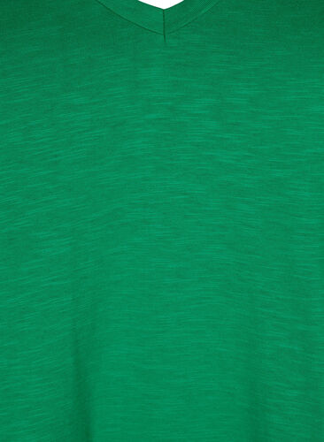 Lyhythihainen perus t-paita v-pääntiellä, Jolly Green, Packshot image number 2
