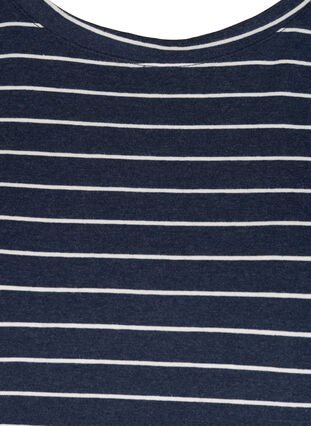 Mekko, Mood Indigo and white stripe, Packshot image number 2