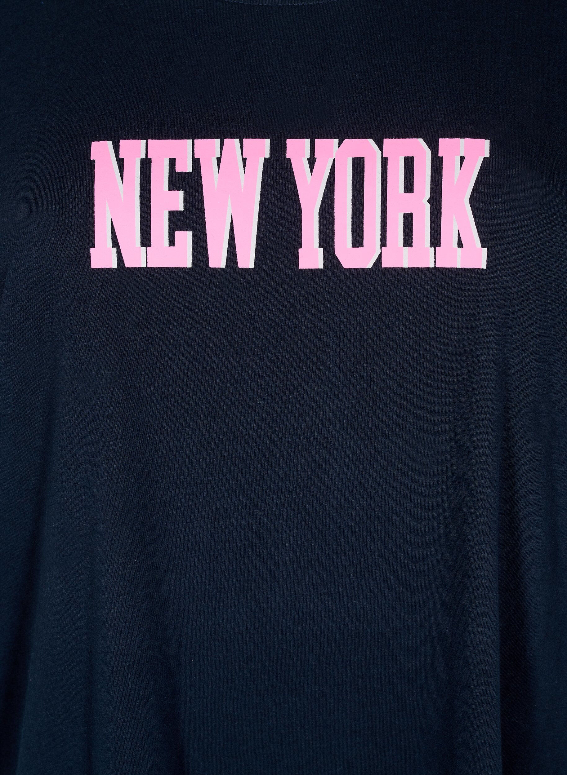 Zizzi FLASH - T-paita printill&auml;, Sininen, Packshot image number 2