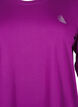 Treeniyl&auml;osa 3/4-hihoilla, Violetti, Packshot image number 2