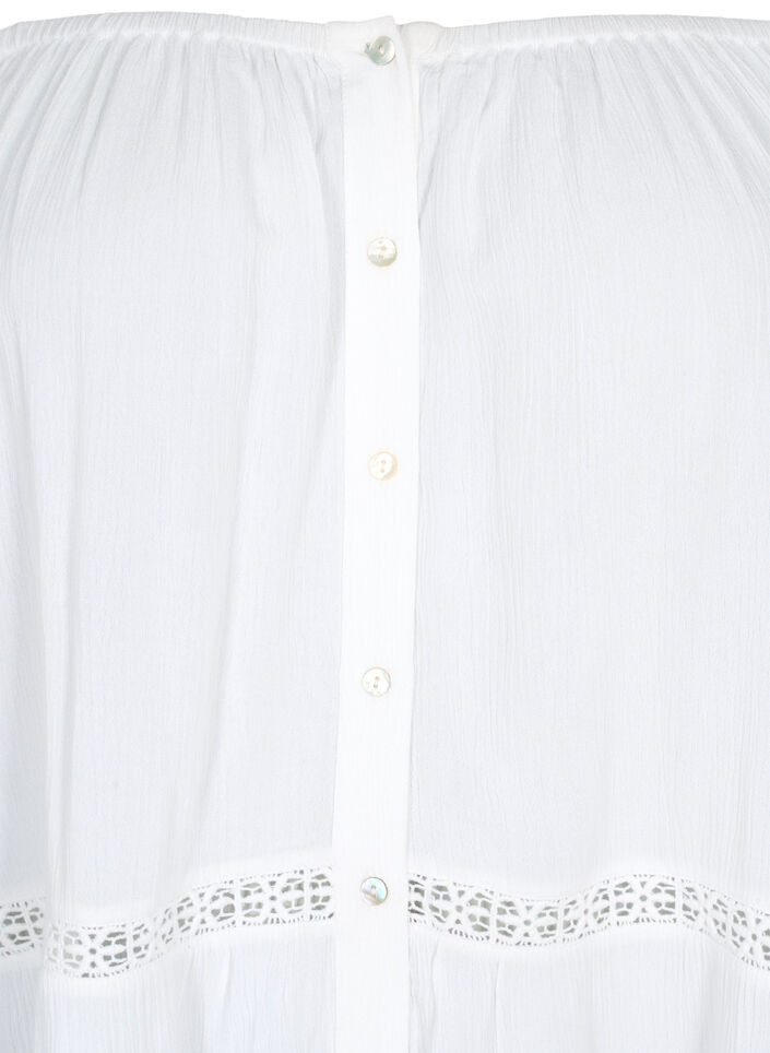 Off shoulder -rantatunika, White, Packshot image number 2