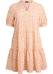 Lyhyt A-linjainen mekko, Keltainen, Packshot image number 0