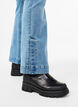 Bootcut -farkut halkiolla, Blue Denim, Model image number 3