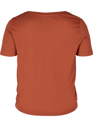 Lyhythihainen t-paita säädettävällä helmalla, Arabian Spice, Packshot image number 1