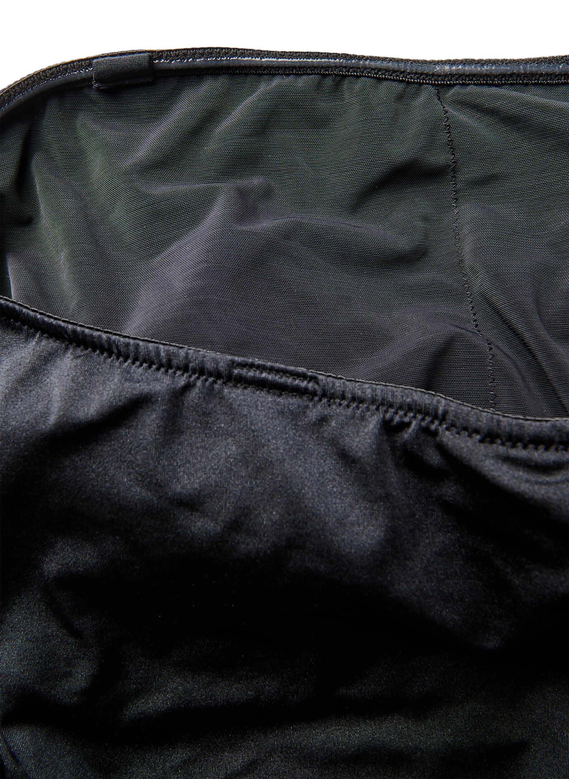 Zizzi Tankini irrotettavilla kupeilla ja s&auml;&auml;dett&auml;vill&auml; sivuilla, Musta, Packshot image number 4