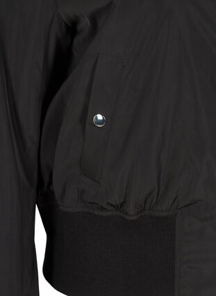 Bombertakki taskuilla, Black, Packshot image number 3