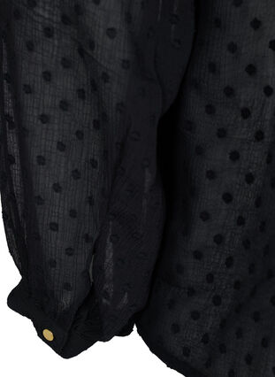 Pilkullinen pusero v-pääntiellä ja helmillä, Black w. Cobber, Packshot image number 3