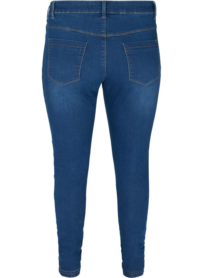 Jeggingsit puuvillasekoitteesta, Blue denim, Packshot image number 1