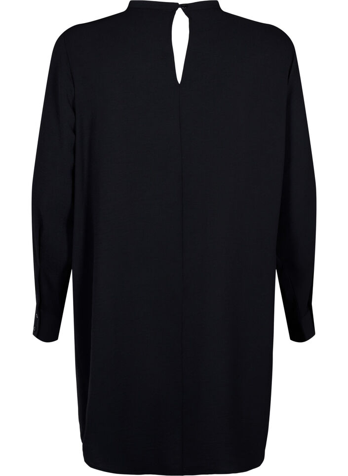 Lyhyt mekko, jossa on pitsinen yksityiskohta, Black, Packshot image number 1