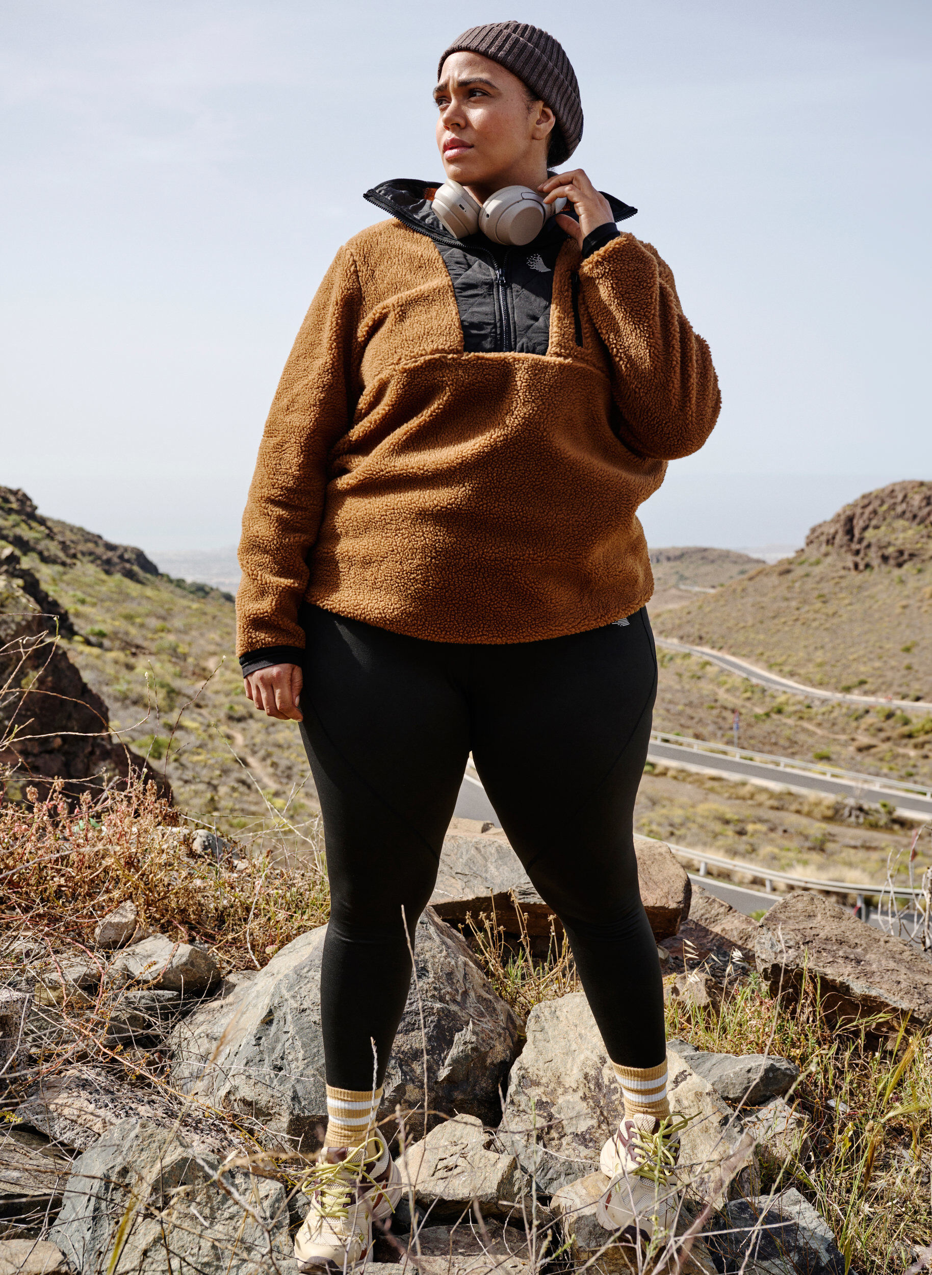 Zizzi Teddyanorakki, jossa korkea kaulus ja vetoketju, Partridge ASS, Image image number 0