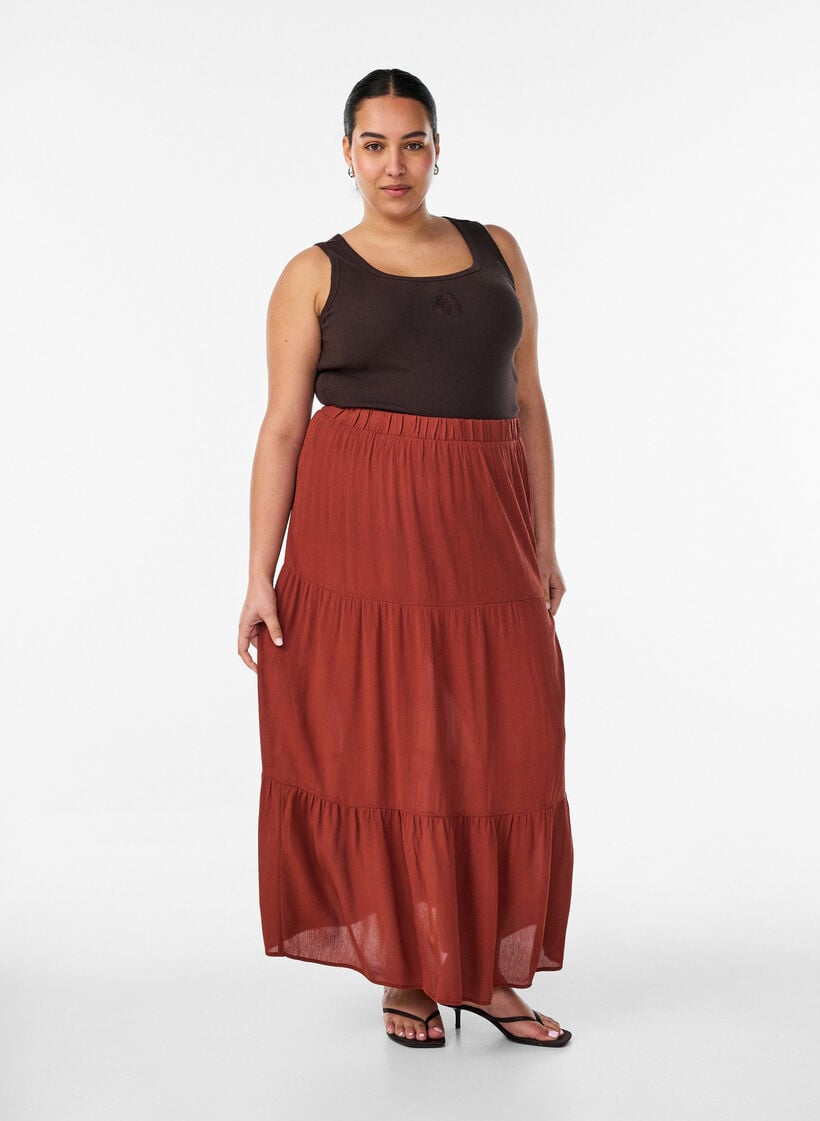 Tyk&ouml;istuva kuvioitu yl&auml;osa, Ruskea, Model image number 1