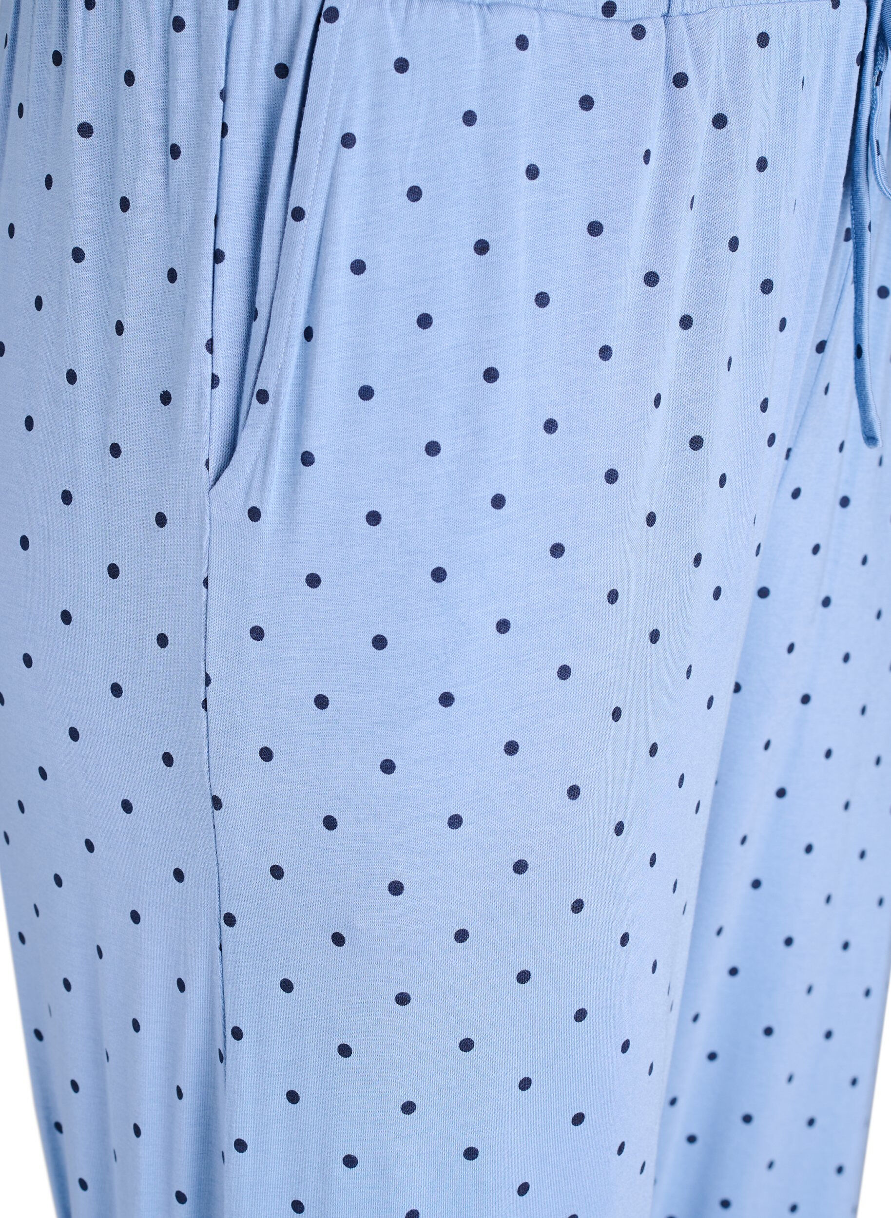 Zizzi Y&ouml;housut modaalista korkealla vy&ouml;t&auml;r&ouml;ll&auml;, Sininen, Packshot image number 2