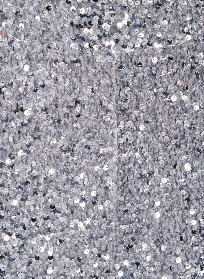 Rennot paljetti-housut korkealla vyötäröllä, Silver, Packshot image number 2