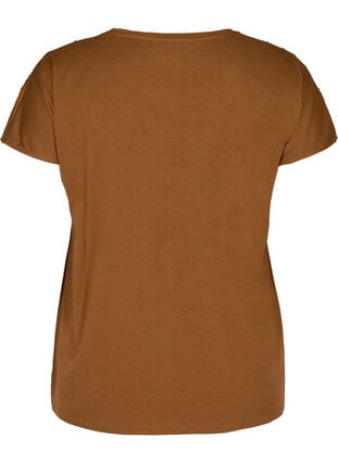 T-paita paljeteilla, Brown ASS, Packshot image number 1