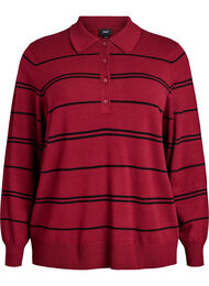 Neulepusero kauluksella, Punainen