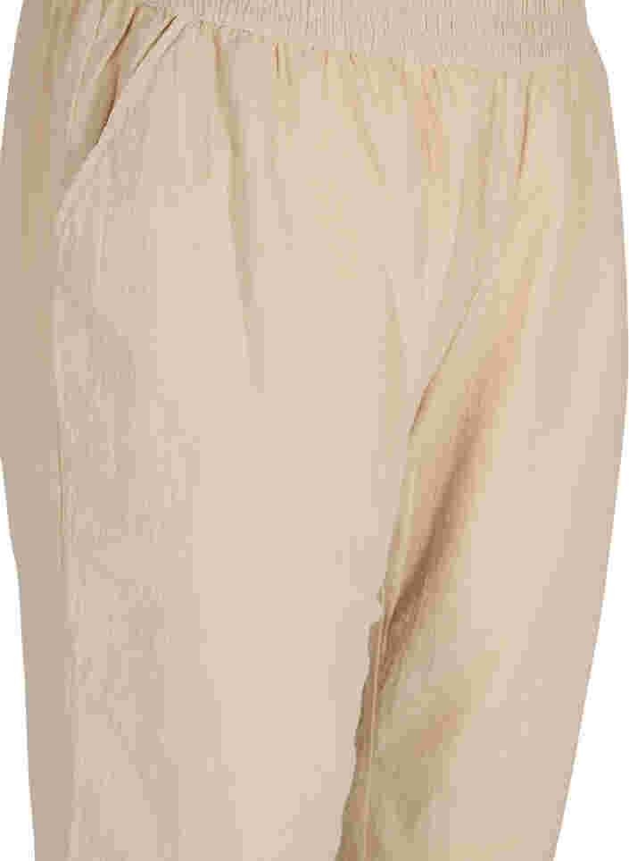 Kropatut puuvillahousut , Oxford Tan, Packshot image number 2