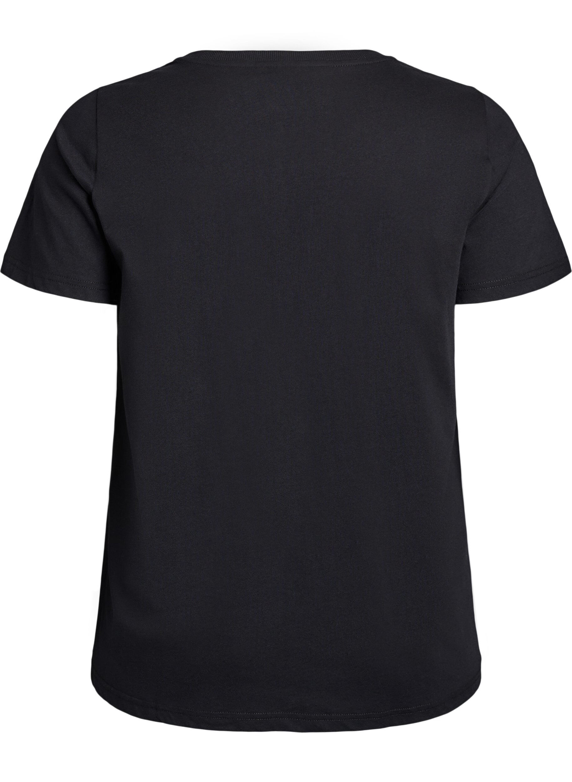 Zizzi Joulupaita luomupuuvillasta, Musta, Packshot image number 1