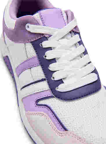 Wide fit -lenkkarit, White Purple, Packshot image number 2