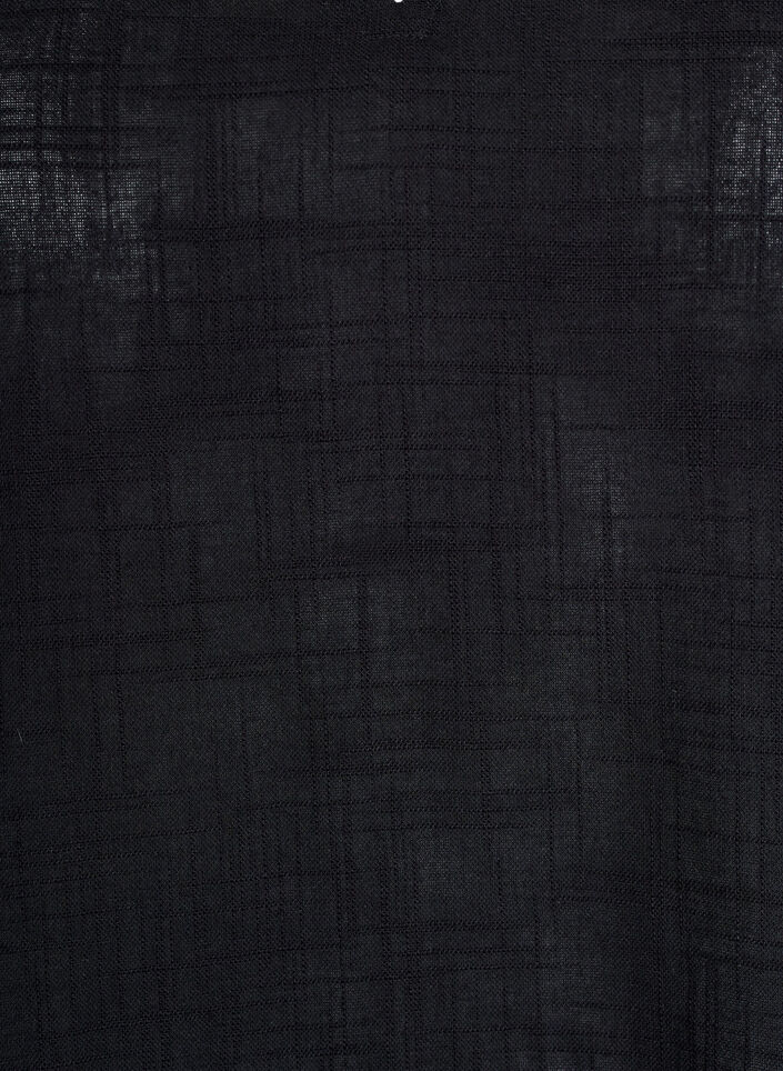 V&auml;lj&auml; holkkihihainen pusero, Musta, Packshot image number 2