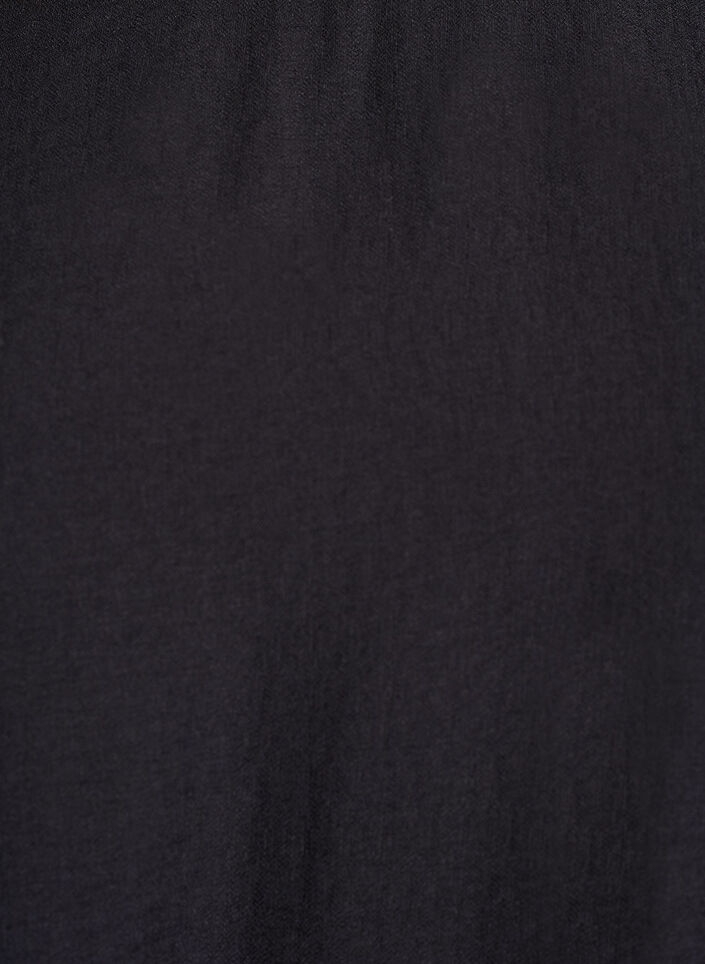 Pitkähihainen viskoosipusero, Musta, Packshot image number 2