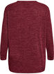 Pitk&auml;hihaiset pusero rakenteella, Tumma Bordeaux, Packshot image number 1