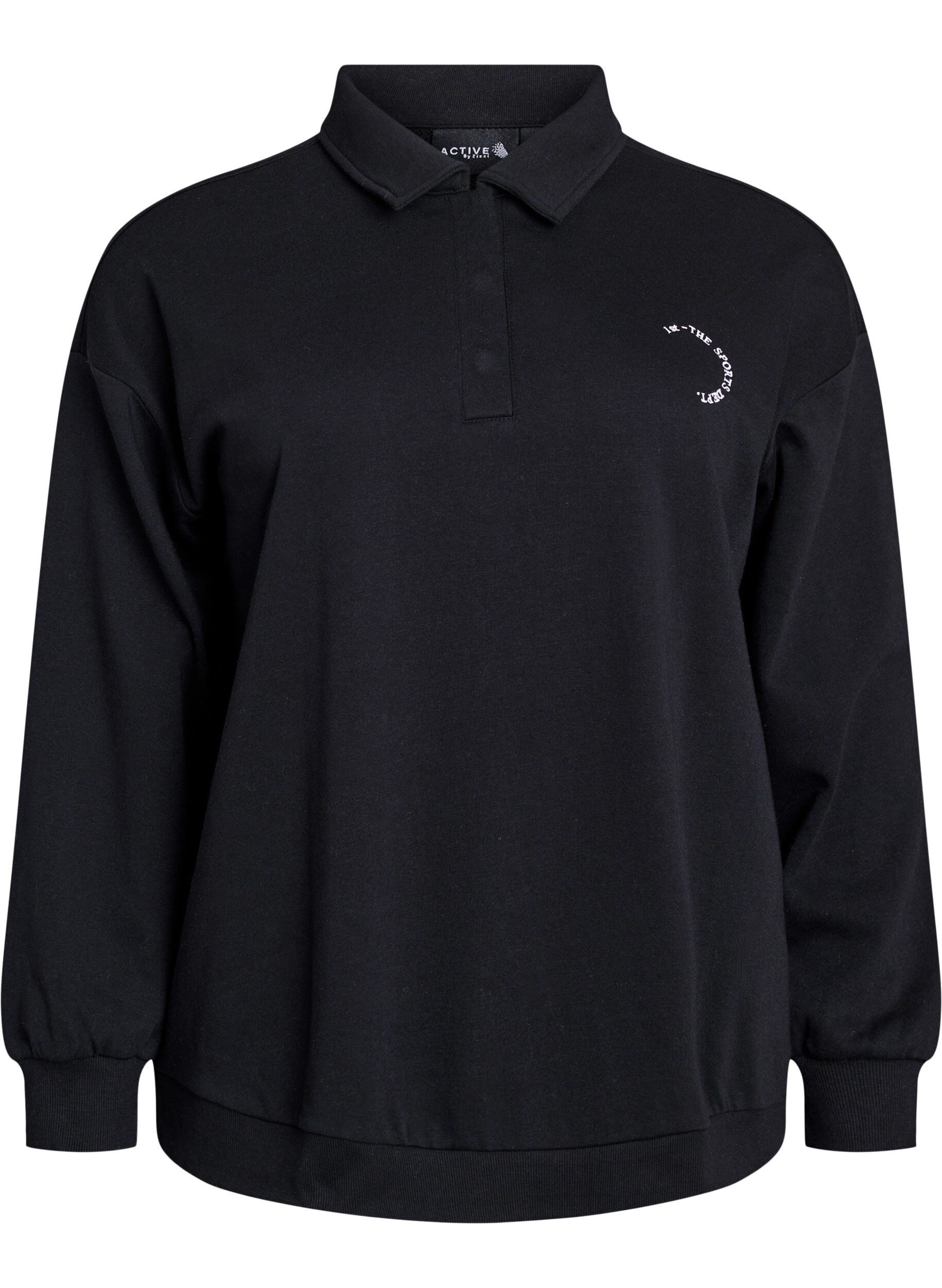 Sporttinen collegemekko kauluksella