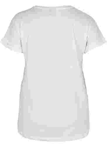 T-paita puuvillasekoitteesta, Bright White, Packshot image number 1