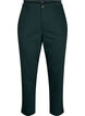 Korkeavyötäröiset housut, joissa on suorat lahkeet, Vihreä, Packshot image number 0