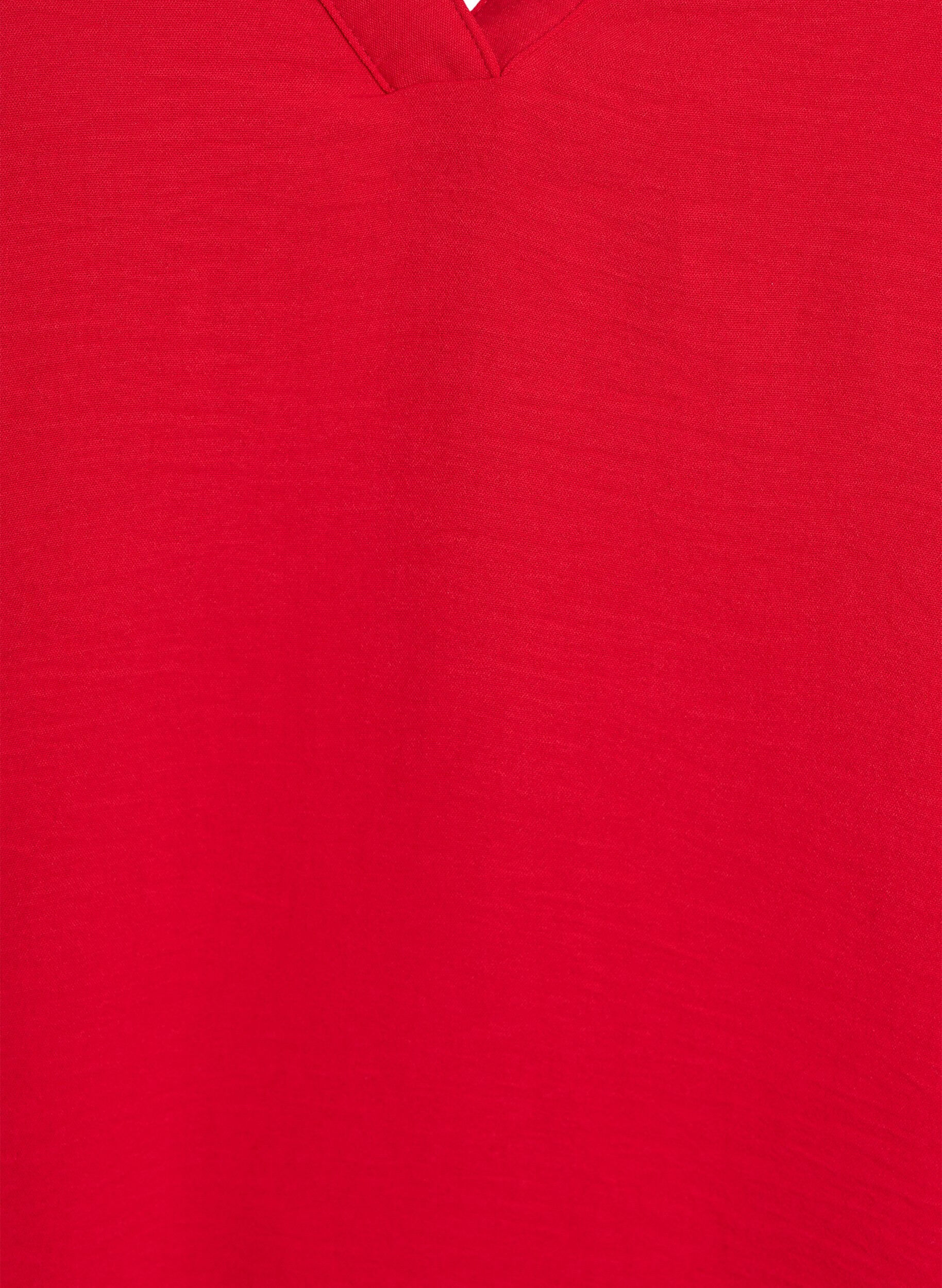 Zizzi Hihaton toppi rypytysyksityiskohdilla, Punainen, Packshot image number 2