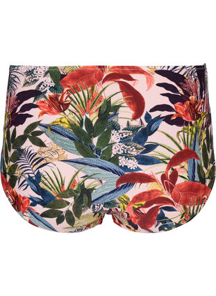 Korkeavyötäröinen bikinialaosa kuosilla, Palm Print, Packshot image number 1