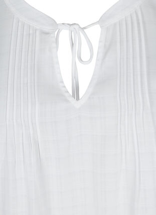 Hihaton toppi solmittavalla yksityiskohdalla, Bright White, Packshot image number 2