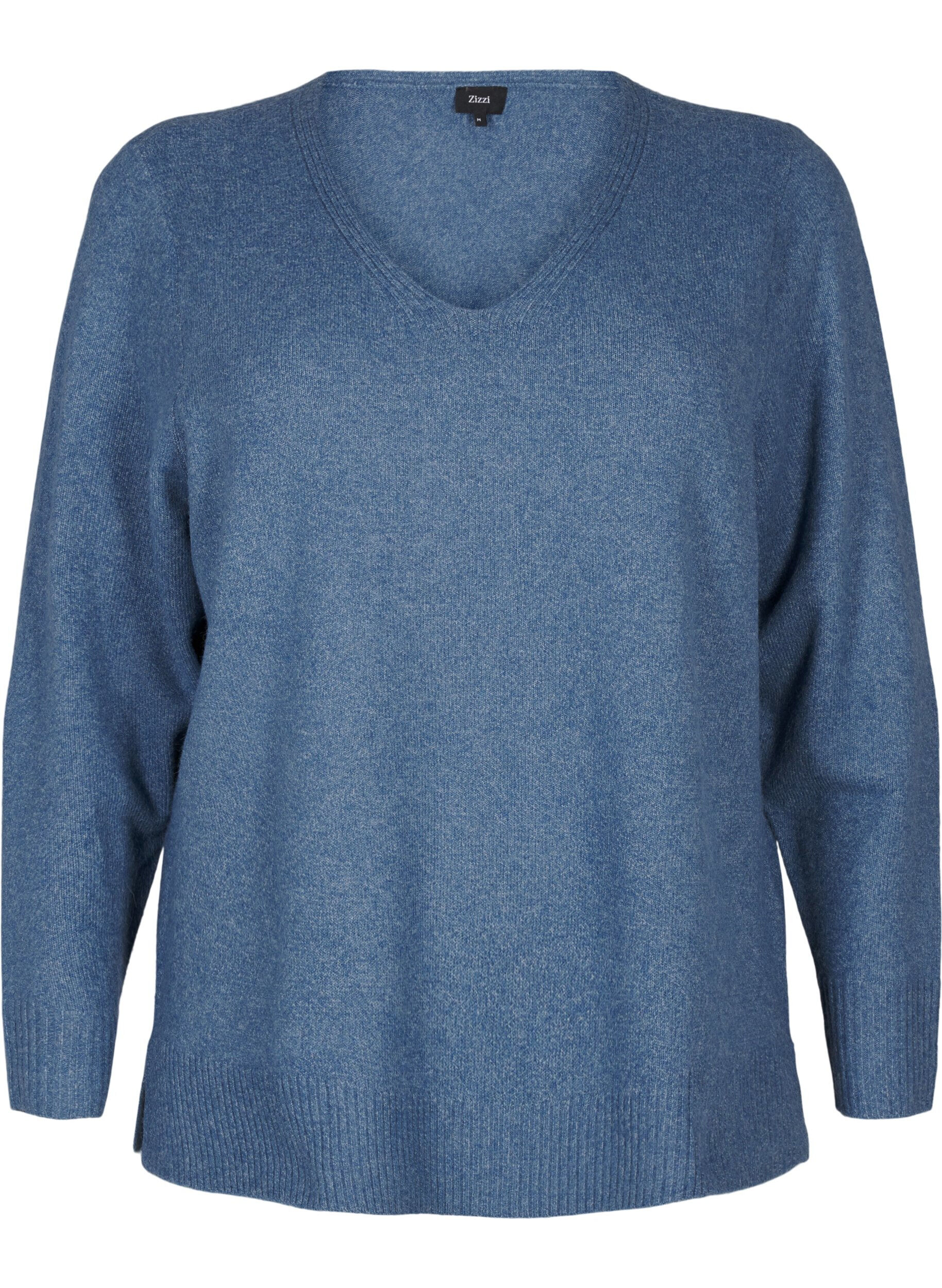 Zizzi Neulepusero, jossa on V-p&auml;&auml;ntie., Bering S. White Mel., Packshot image number 0