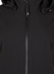 Softshell-takki irrotettavalla hupulla, Musta, Packshot image number 2