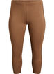 3/4-pituiset viskoosileggingsit, Ruskea, Packshot image number 0