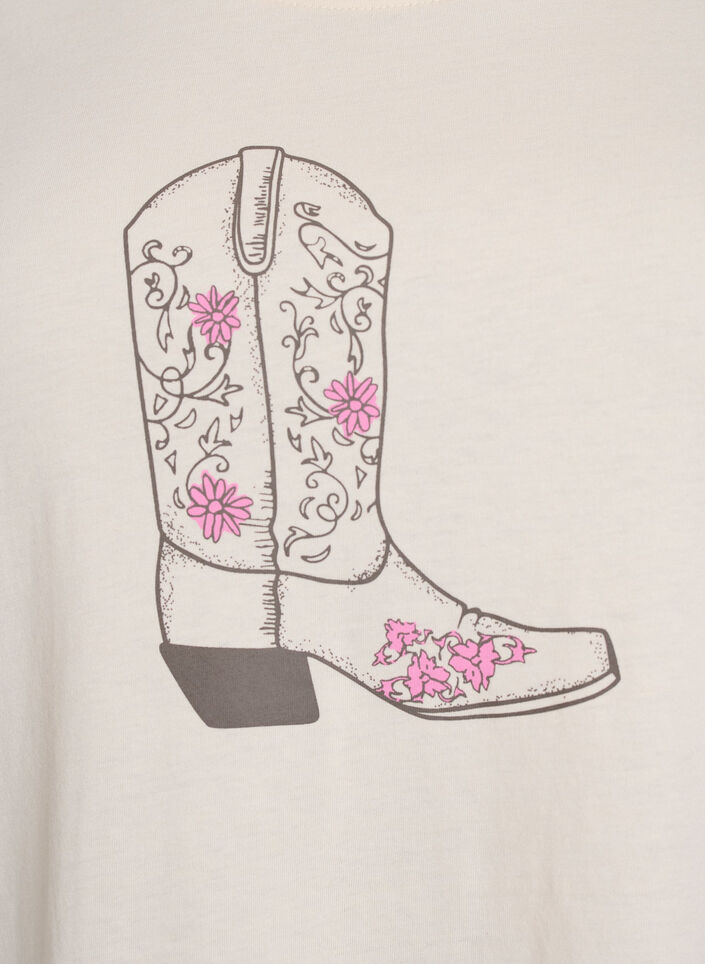 T-paita printill&auml;, Vanilja, Packshot image number 2