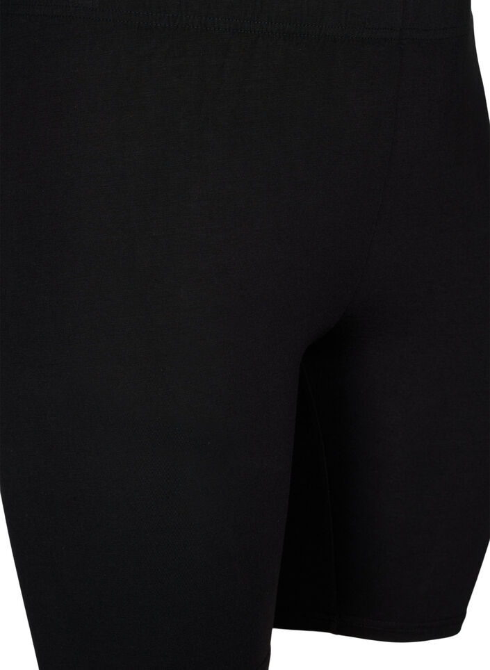 2 kpl py&ouml;r&auml;ilyshortseja viskoosista, Musta, Packshot image number 2