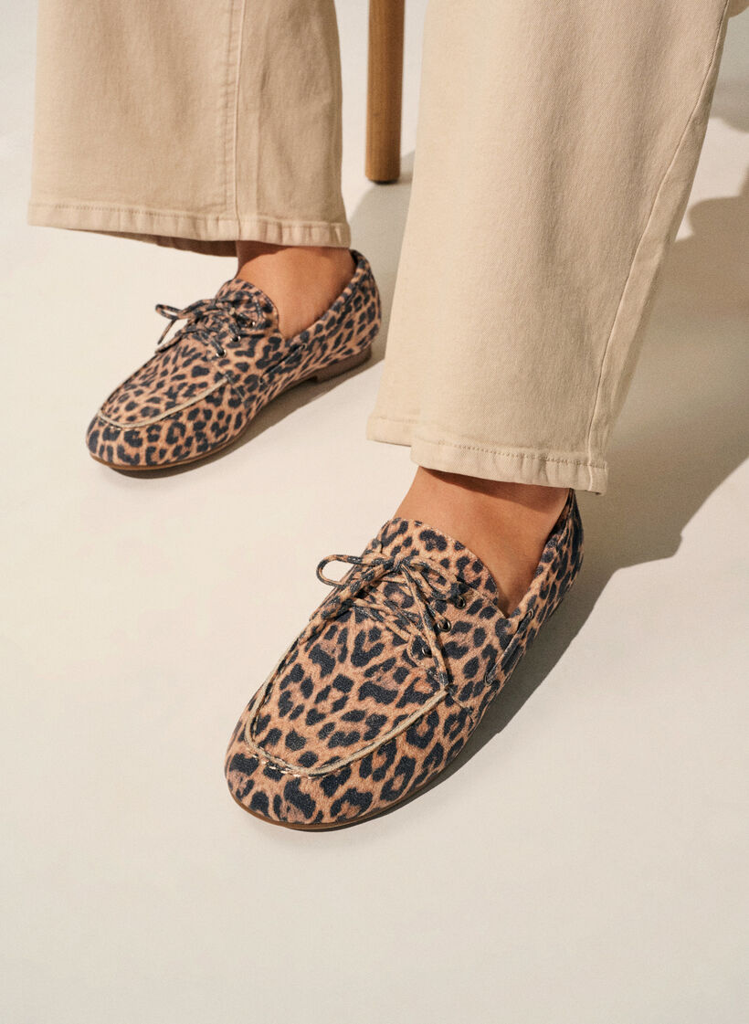 Keinomokkanahkaiset mokasiinit, Beige, Image image number 0