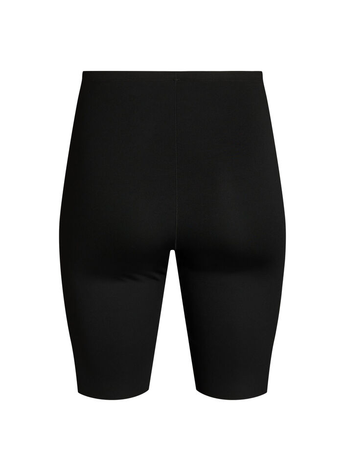 Pitk&auml;lahkeiset kevyet shapewear-shortsit, Musta, Packshot image number 1