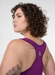 Urheiluliivit racerback-selk&auml;osalla, Violetti, Model image number 3