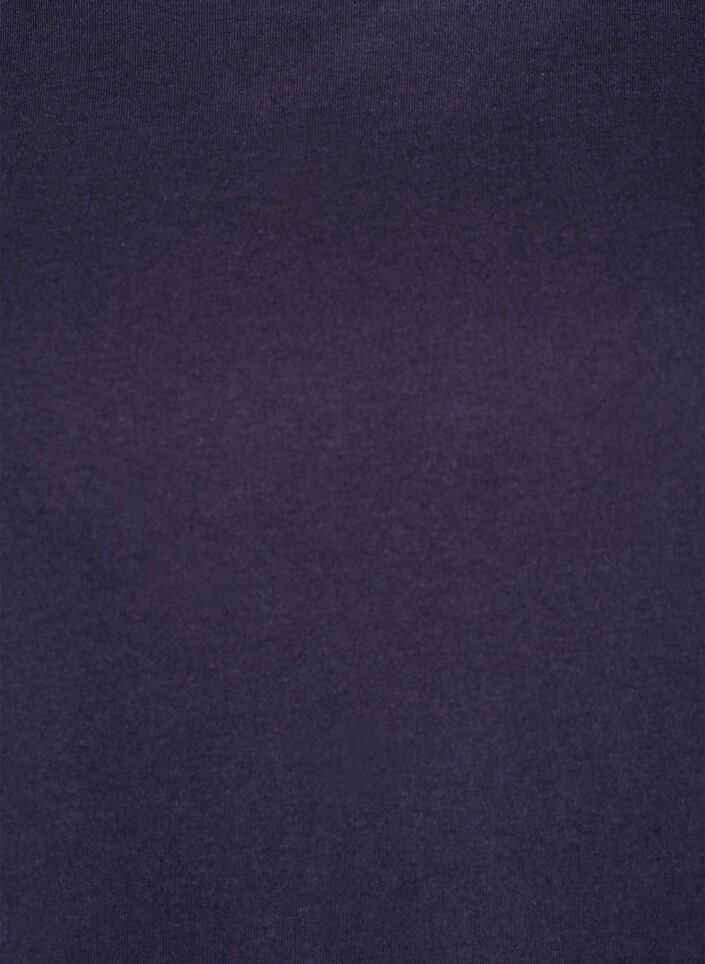 T-paita Broderie Anglaise -hihoilla, Sininen, Packshot image number 2