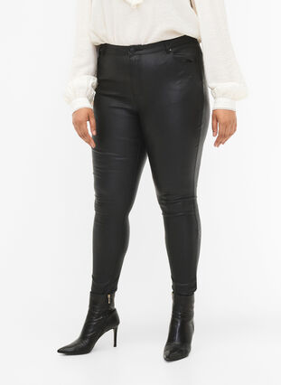 Pinnoitetut Amy-farkut, Black coated, Model image number 3