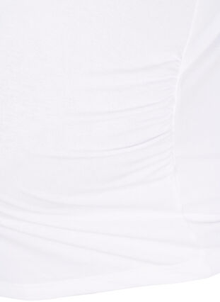 Perus äitiyspusero pitkillä hihoilla, White, Packshot image number 3