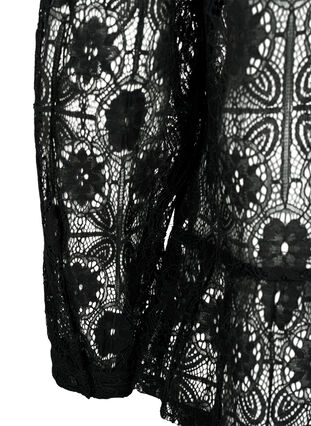 Pitsipusero solmittavalla yksityiskohdalla, Black, Packshot image number 3