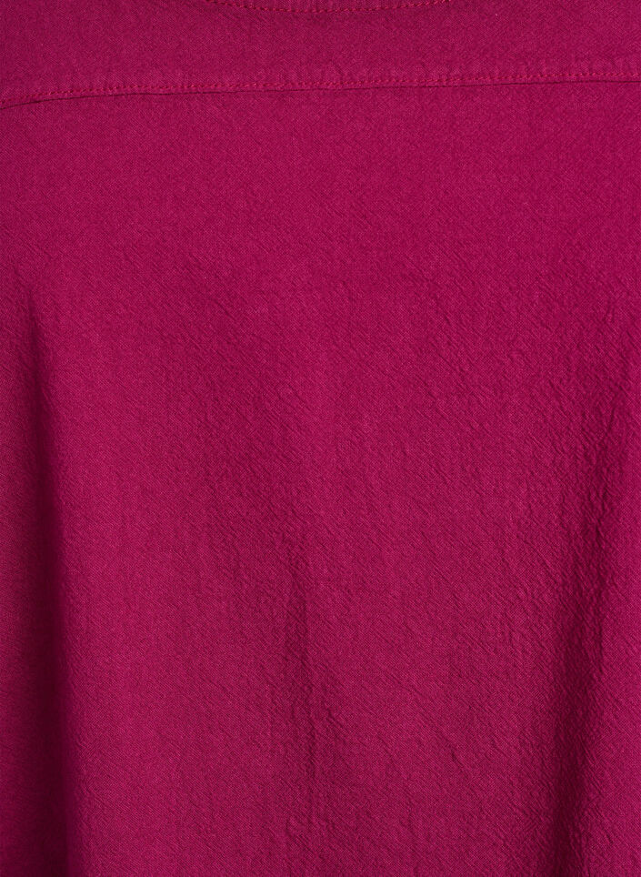 Lyhythihainen puuvillamekko, Punainen, Packshot image number 2