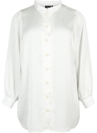 Pitkä paita helminapeilla, Bright White, Packshot image number 0