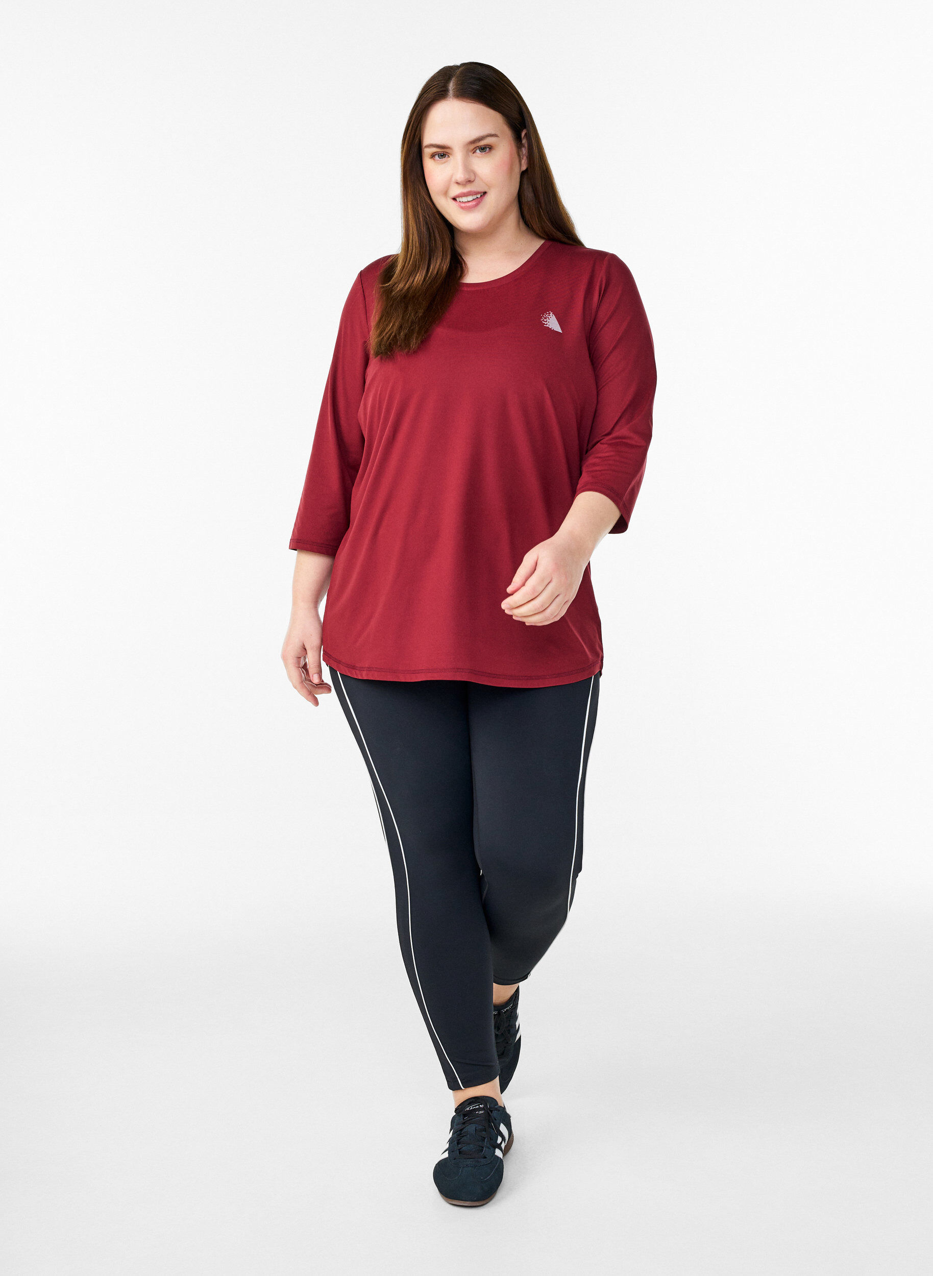 ZizziTreenipusero 3/4-hihoilla, Punainen, Model image number 1