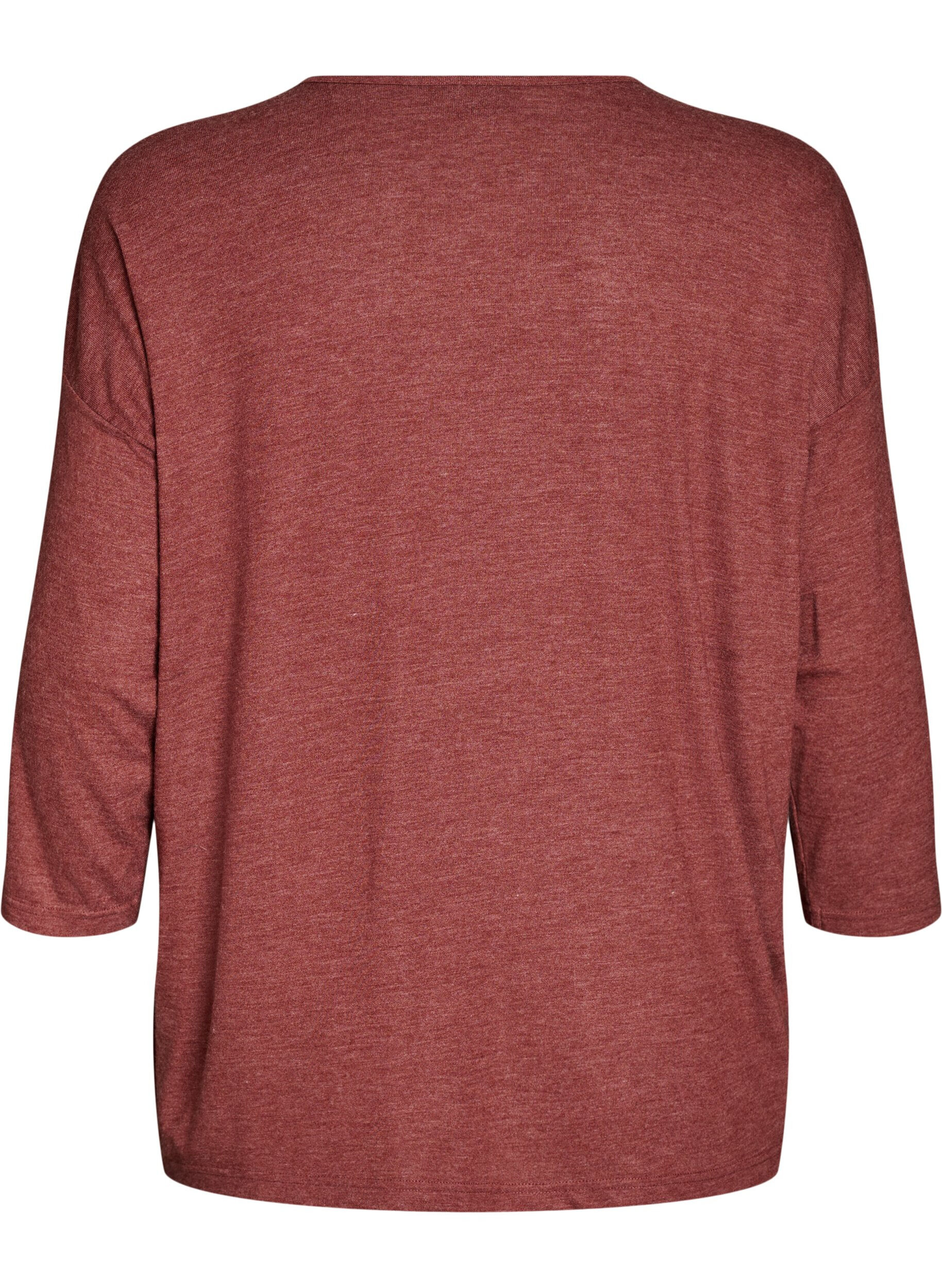 ZizziJerseypusero 3/4-hihoilla, Punainen, Packshot image number 1